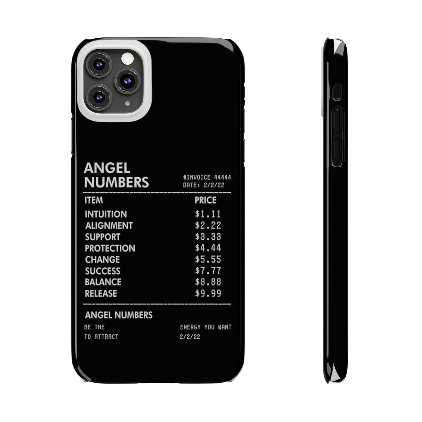 "Angle Number 444 " iPhone case